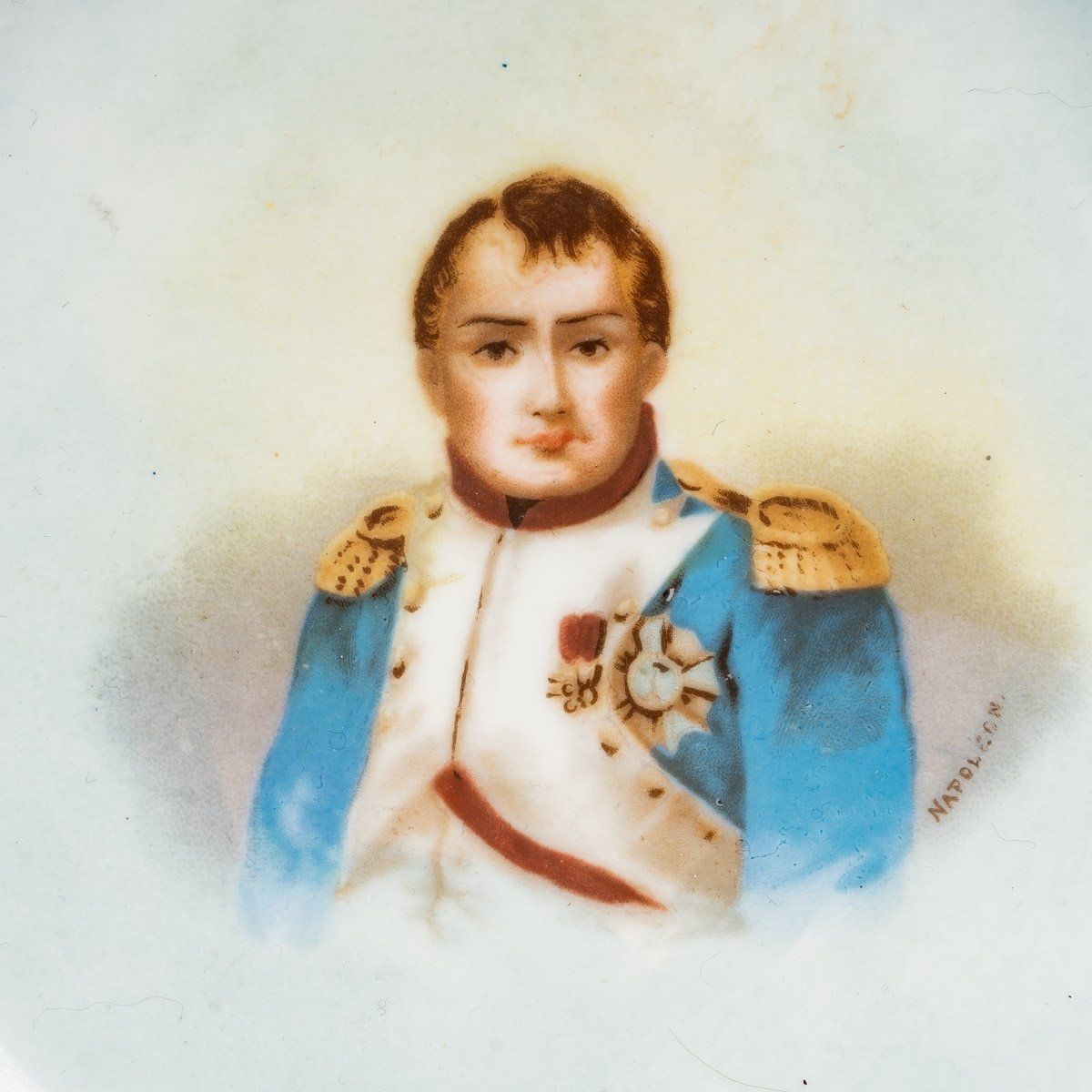 Série d'Assiettes en porcelaine bleu et blanc fin du XIXe siècle — 7