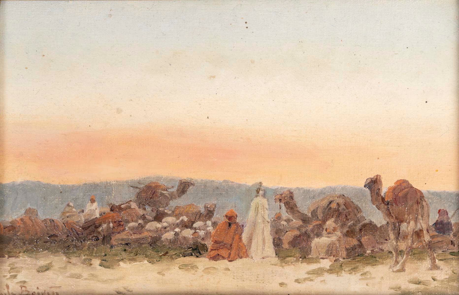 Une paire de tableaux orientalistes huile sur toile, BOIVIN — 16