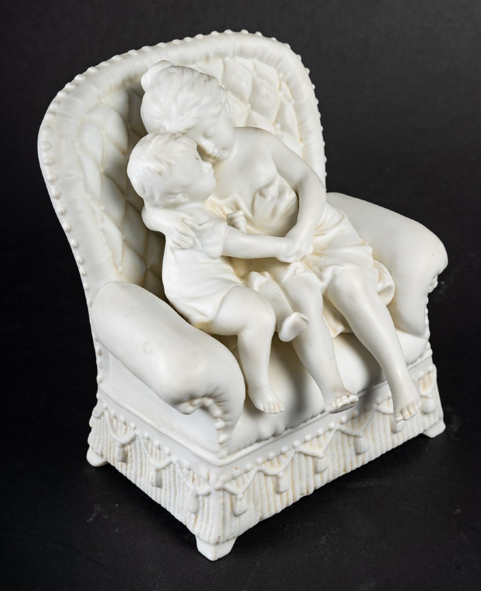Miniature Nid en biscuit fin du XIXe siècle — 3