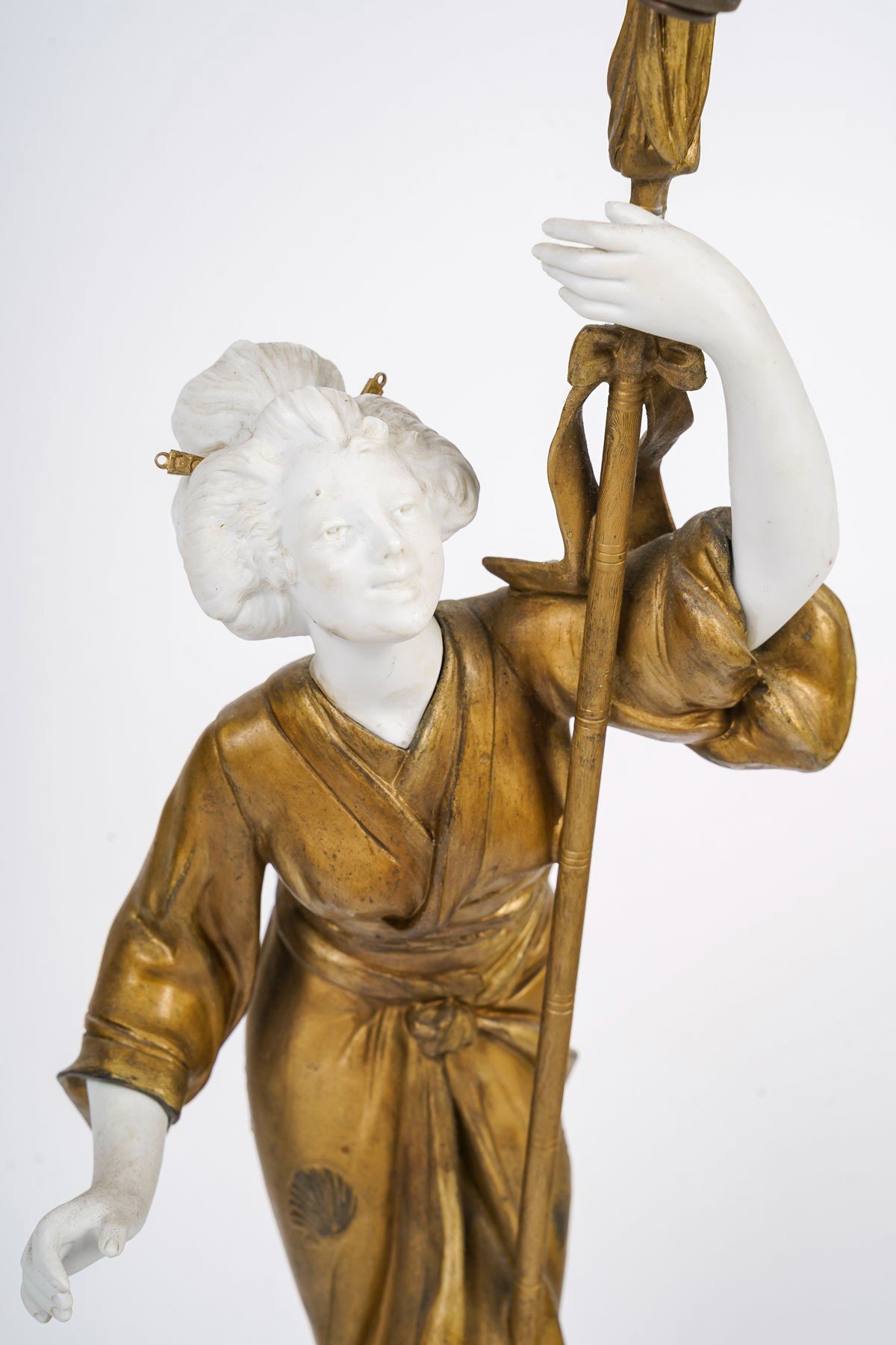 Une lampe sculpture Geisha 1900 — 7
