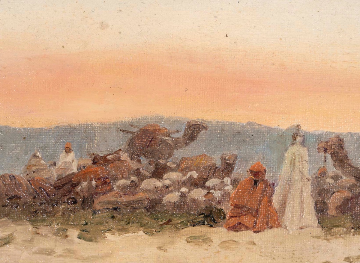 Une paire de tableaux orientalistes huile sur toile, BOIVIN — 8