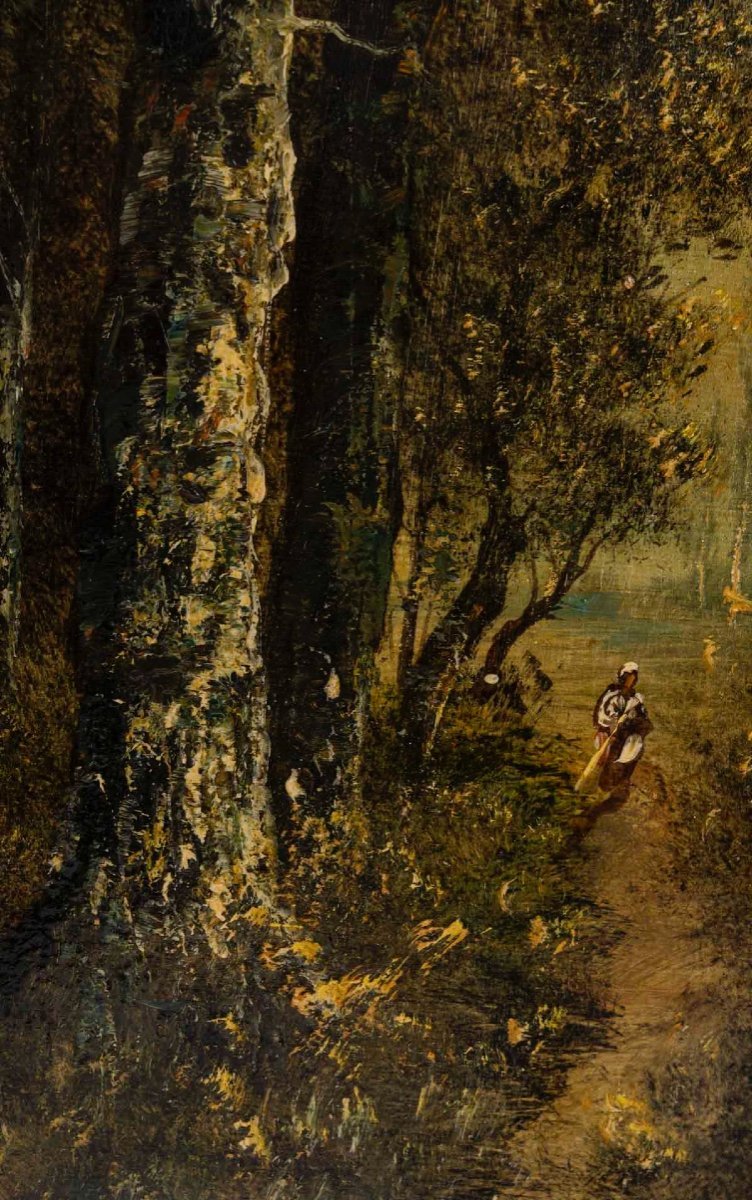 Une paire de tableaux sous-bois, fin du XIXe siècle — 7