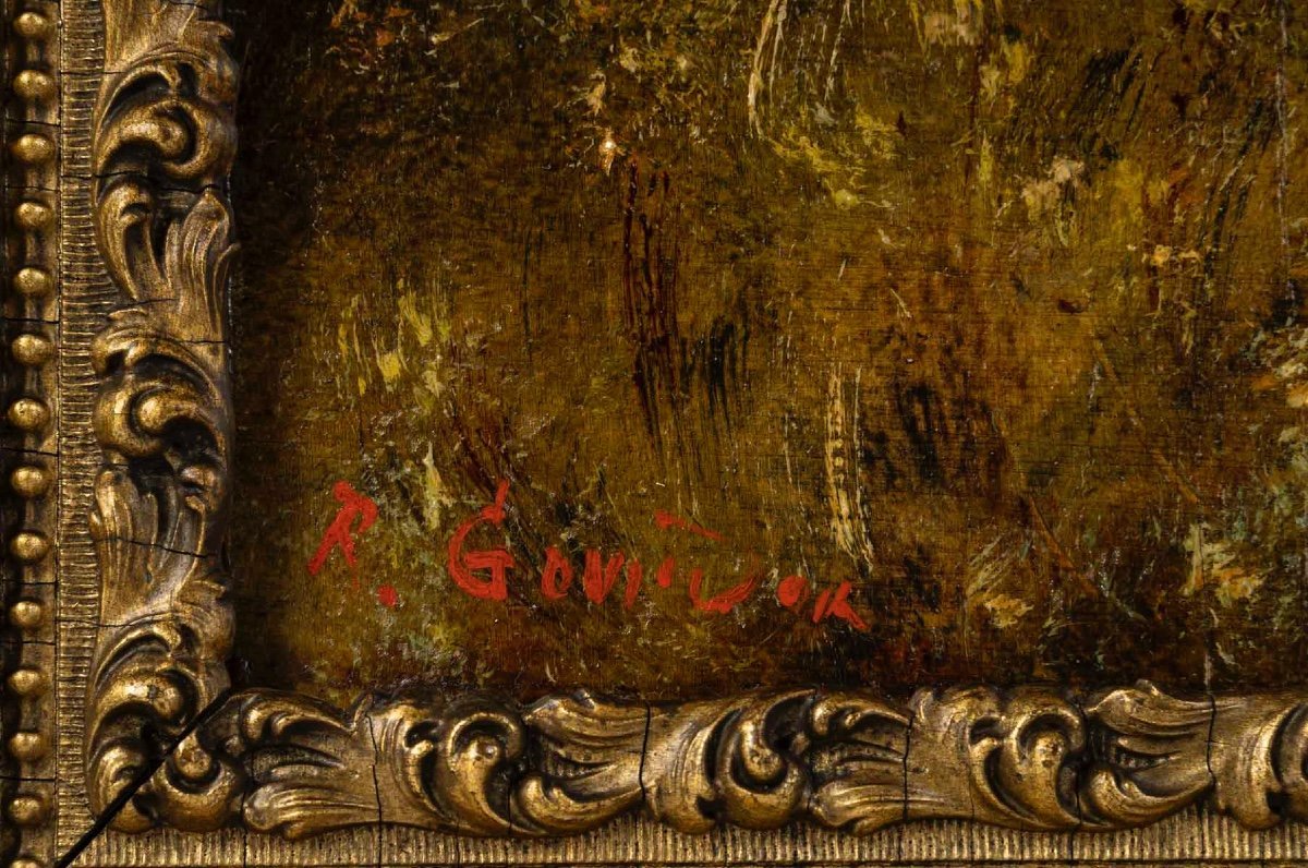 Une paire de tableaux sous-bois, fin du XIXe siècle — 9