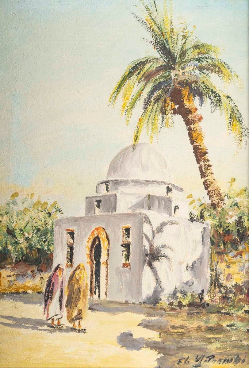 Tableau Orientaliste Hst, début du XXe siècle — 3