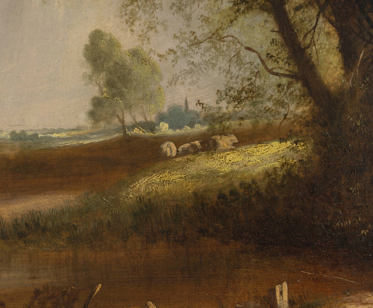 École flamande une paire de tableaux huile sur toile, XIXe siècle — 10