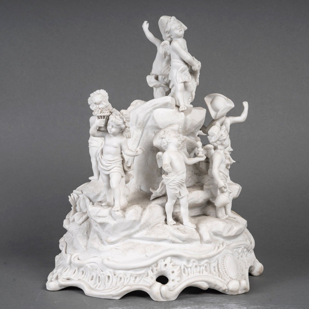 Groupe en biscuit de Sèvres la bacchanale fin du XIXe siècle — 4