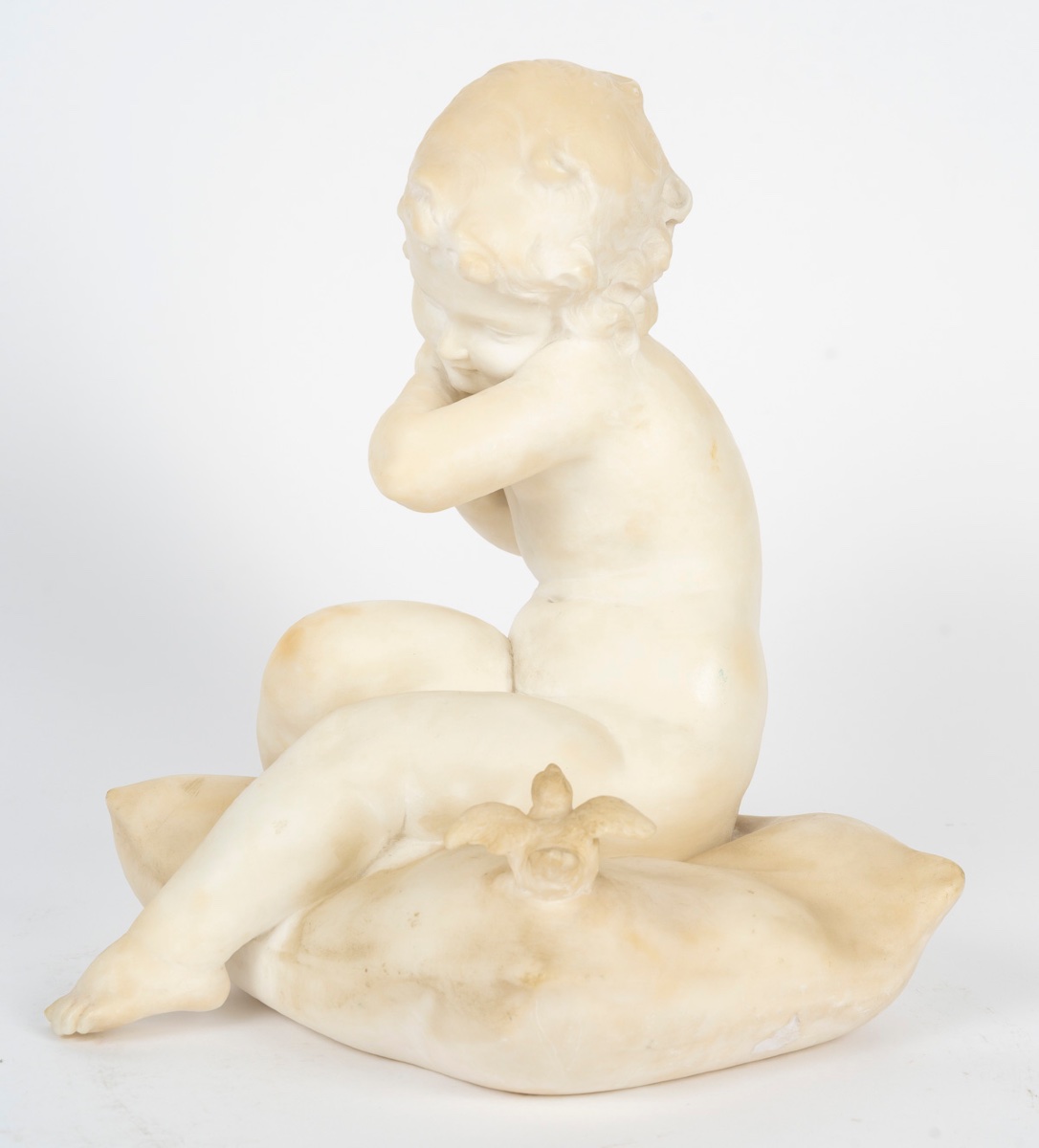 Sculpture en marbre GORY, début du XXe siècle — 3