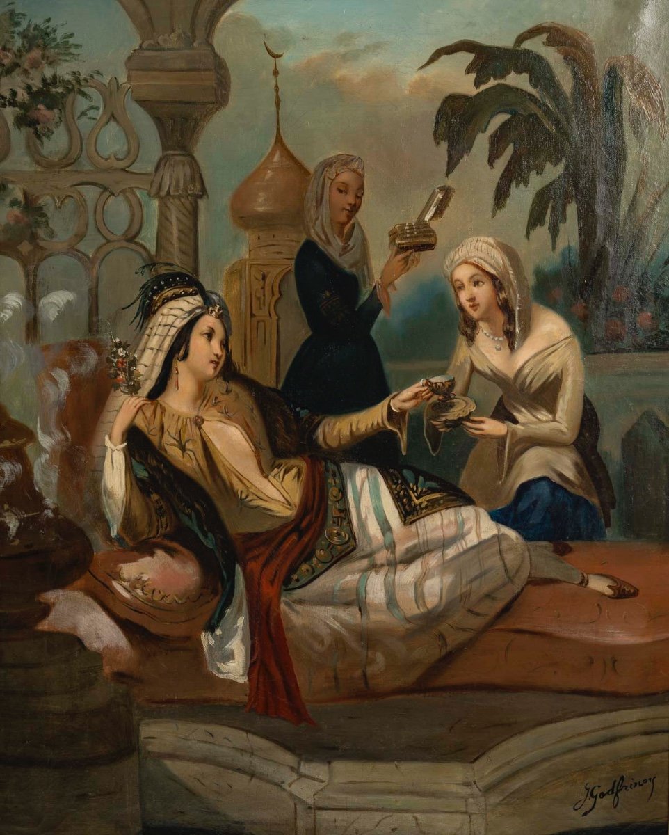 Une paire de tableaux orientalistes, Godfrinoy — 6