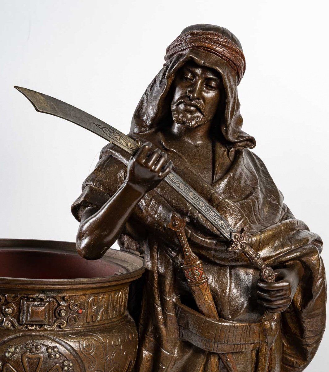 Paire de sculptures Orientalistes signés Louis Hottot — 7