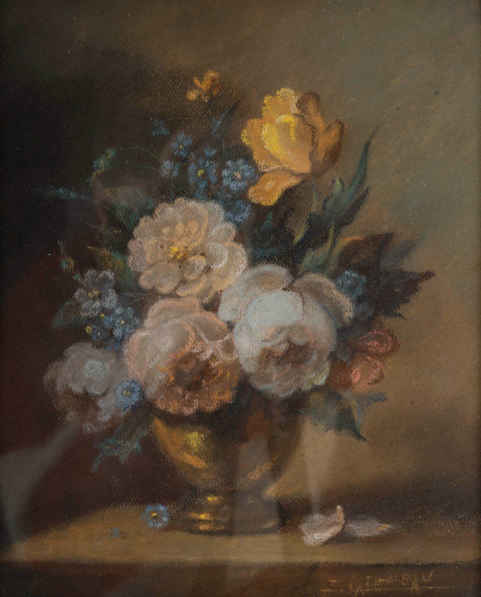 Une paire de Pastel bouquets de fleurs, Zoé LAIGNEAU — 4