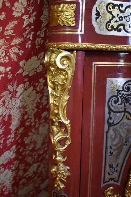 Paire d'Encoignures en marqueterie Boulle fin du XIXe siècle — 12