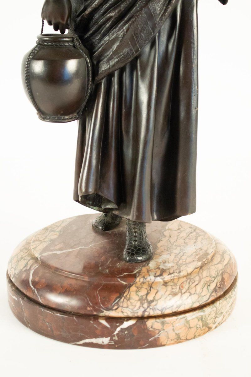 Chiparus Demetre, Statue Orientaliste en bronze à Patine Brune — 6