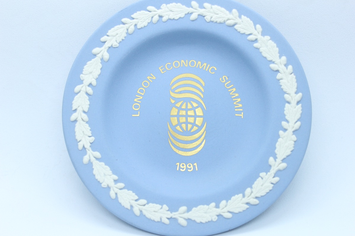 Coupelle Commémorative Wedgwood Jasperware – London Economic Summit 1991 – Made in England — 3