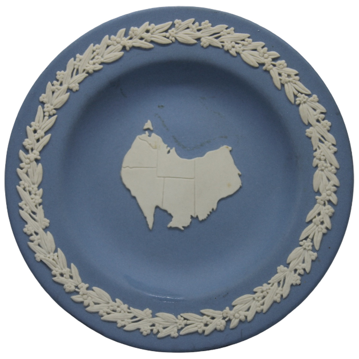 Coupe Commémorative Wedgwood Jasperware – Carte de l'Australie – Made in England — 10