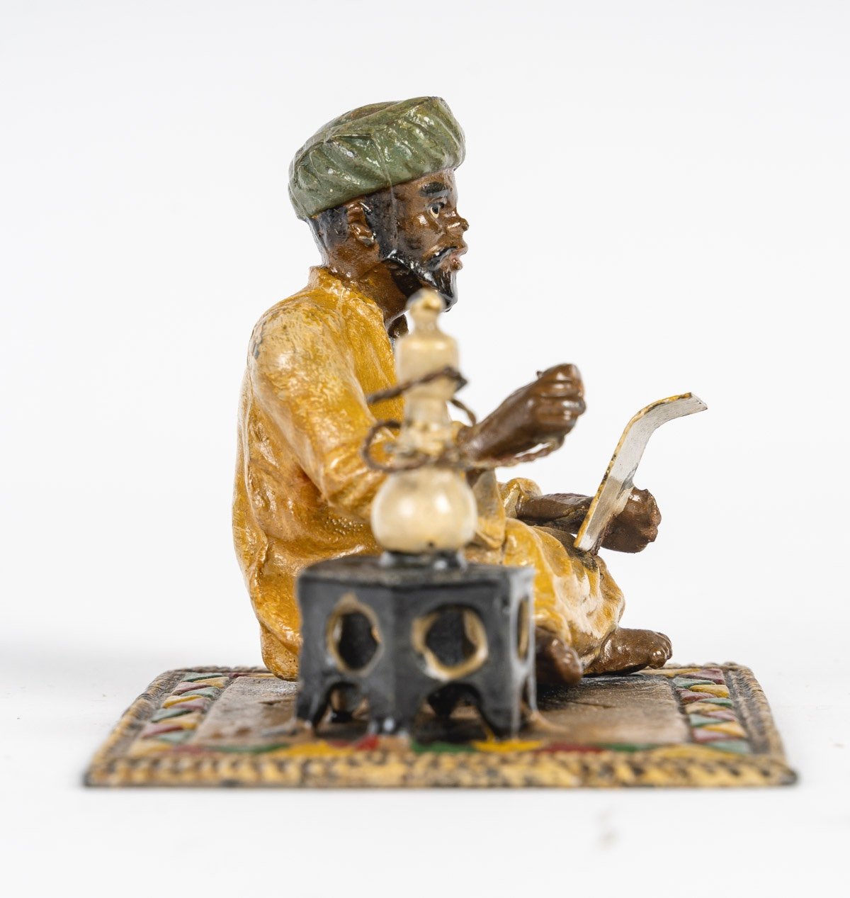 Sculpture Orientaliste en Régule polychrome XXe siècle — 4