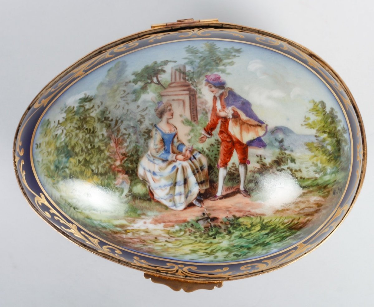 Coffret à bijoux en porcelaine de Limoges — 4