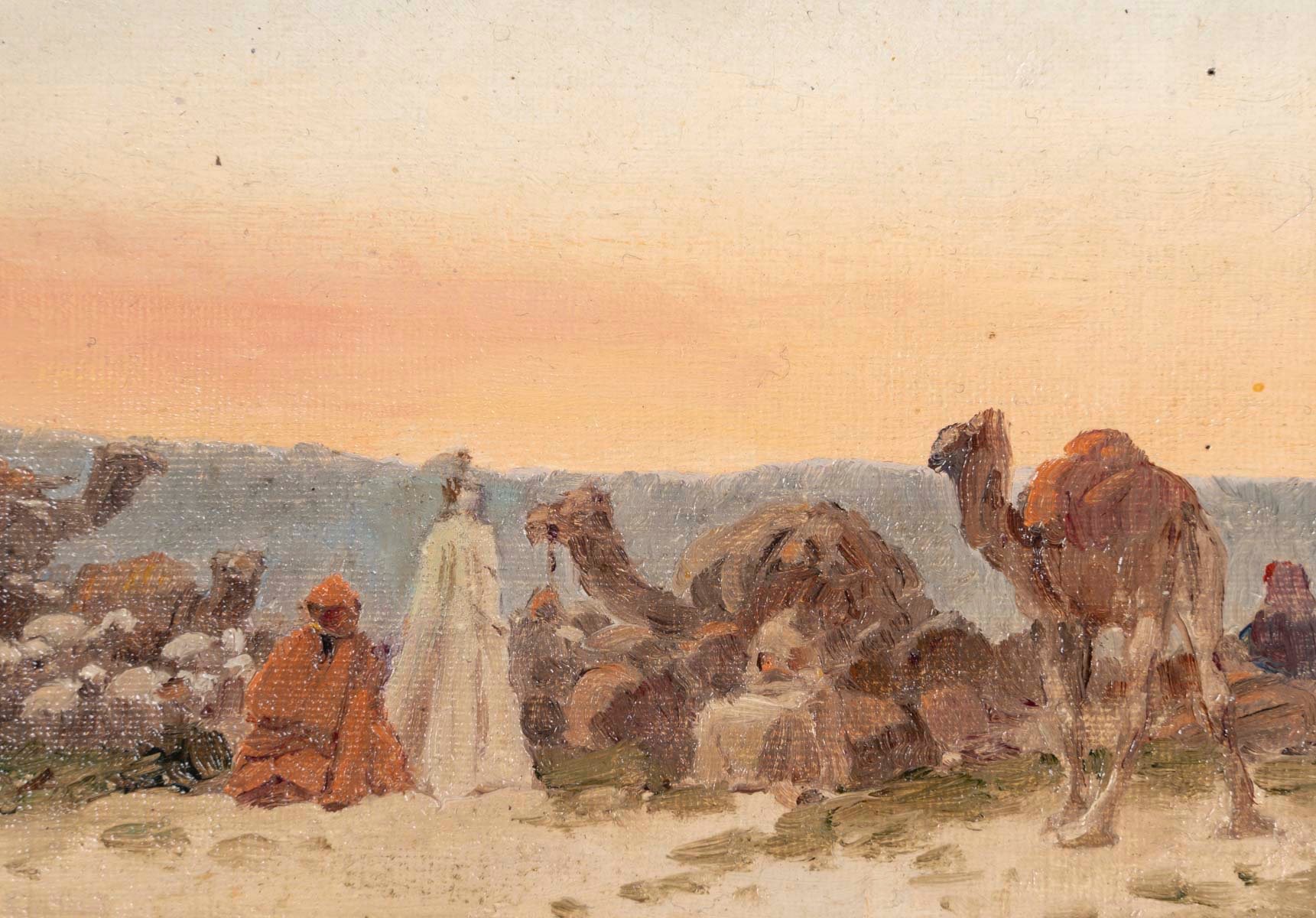 Une paire de tableaux orientalistes huile sur toile, BOIVIN — 17
