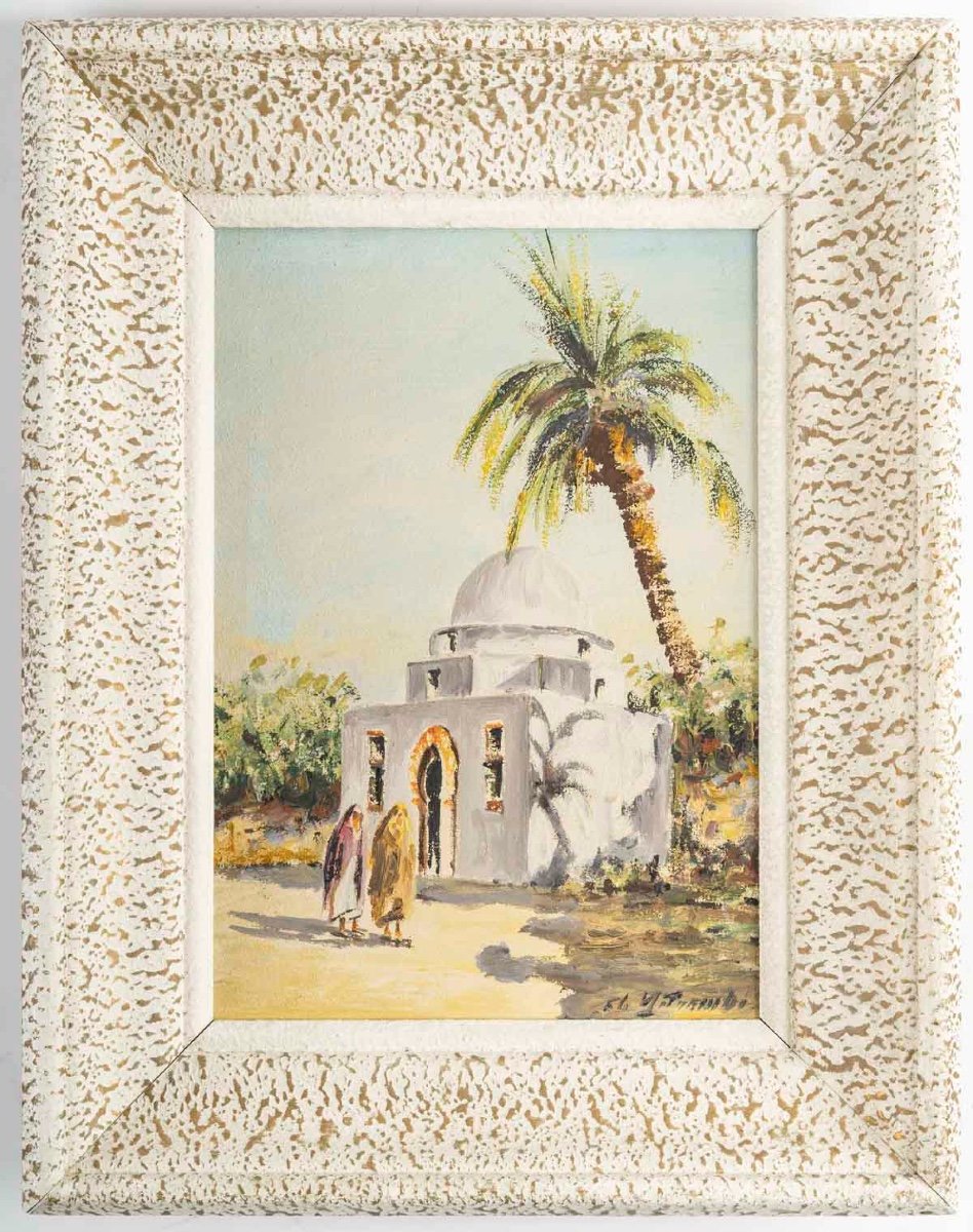Tableau Orientaliste Hst, début du XXe siècle — 2