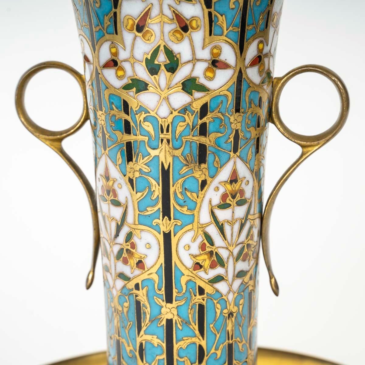 Une coupe en bronze cloisonné F.Barbedienne — 7