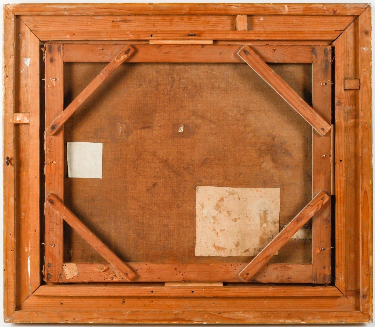 Tableau huile sur toile fleurs Circa 1880 — 5