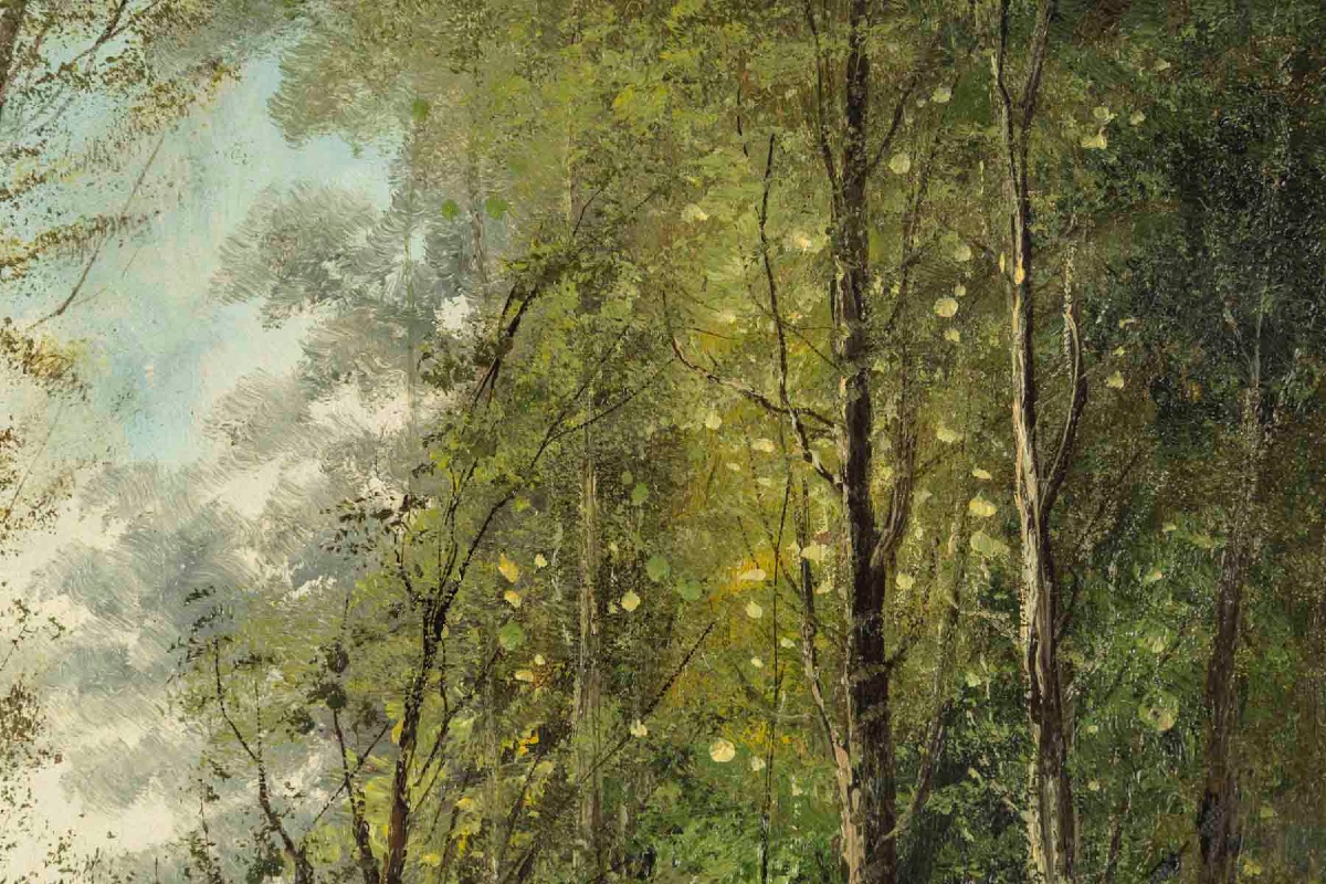 Paire de tableaux HENRY CH. paysages de rivière animé, fin du XIXe siècle — 11