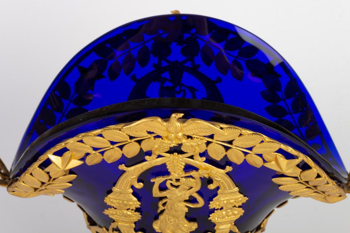 Panier cristal et bronze doré — 7