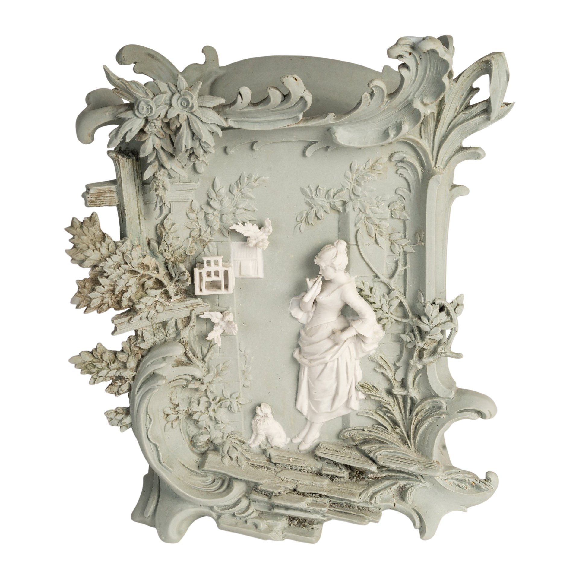 Une coupe cache pot, en porcelaine de Wedgwood, fin du XIXe siècle — 14