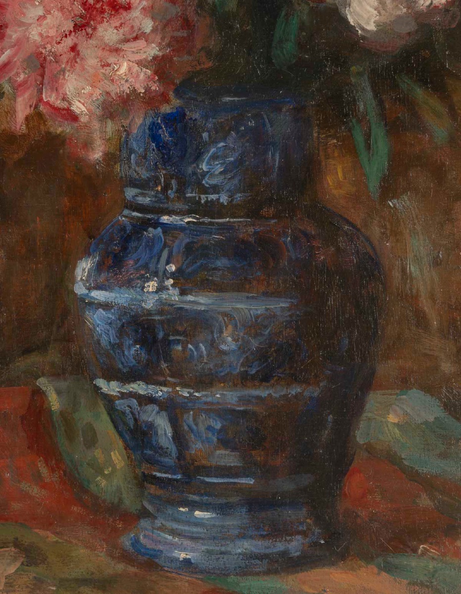 Marius Mangier – Nature morte au vase fleuri – vers 1900-1920 — 5