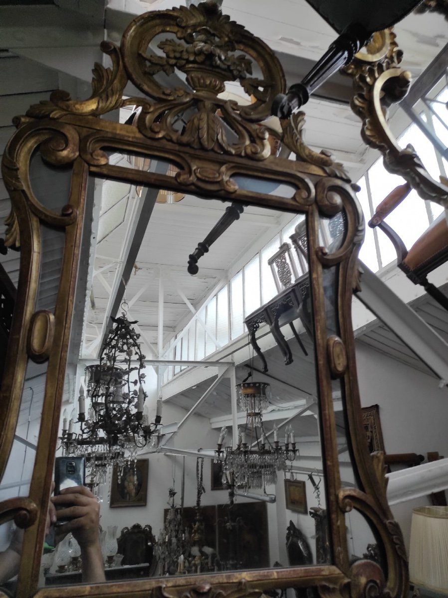Miroir de style Louis XV époque XIXe siècle — 3