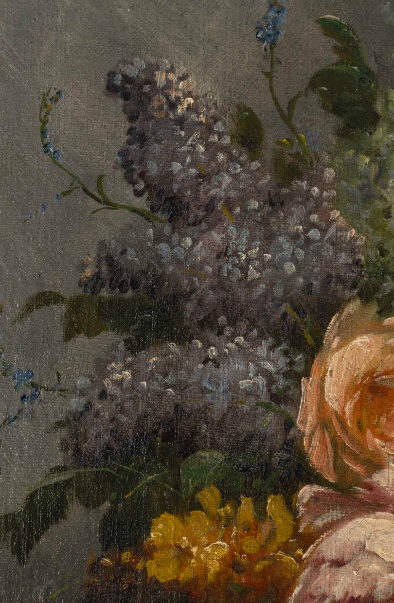 Paire de tableaux fleurs Surian — 10
