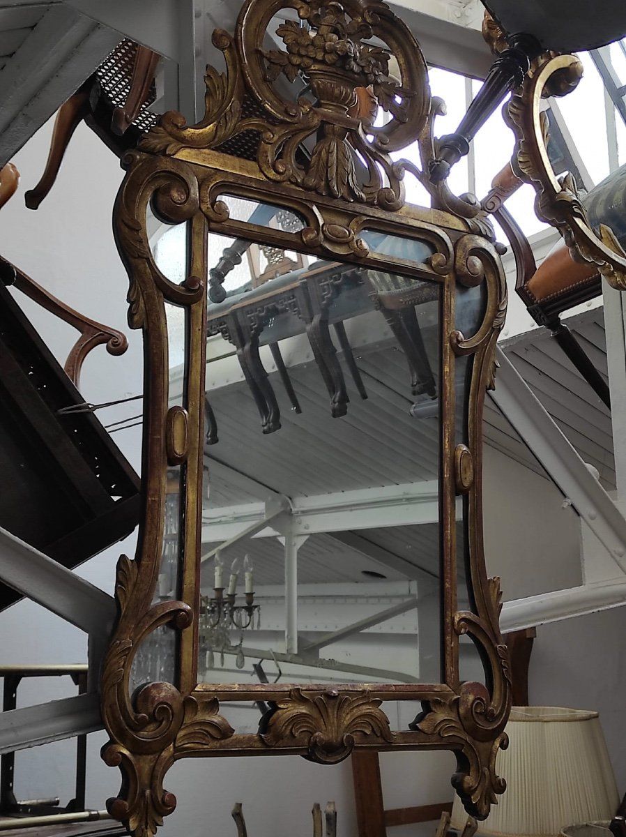Miroir de style Louis XV époque XIXe siècle — 6