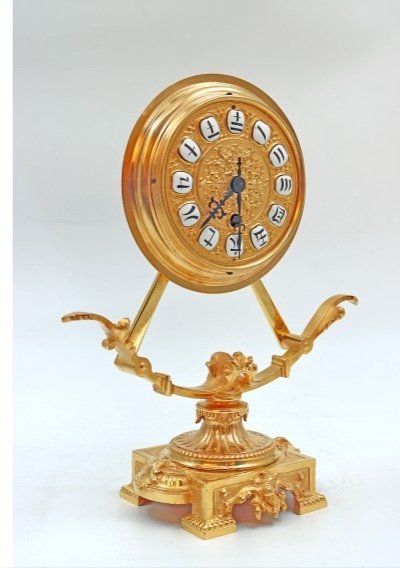 Pendule en bronze doré fin du XIXe siècle — 5