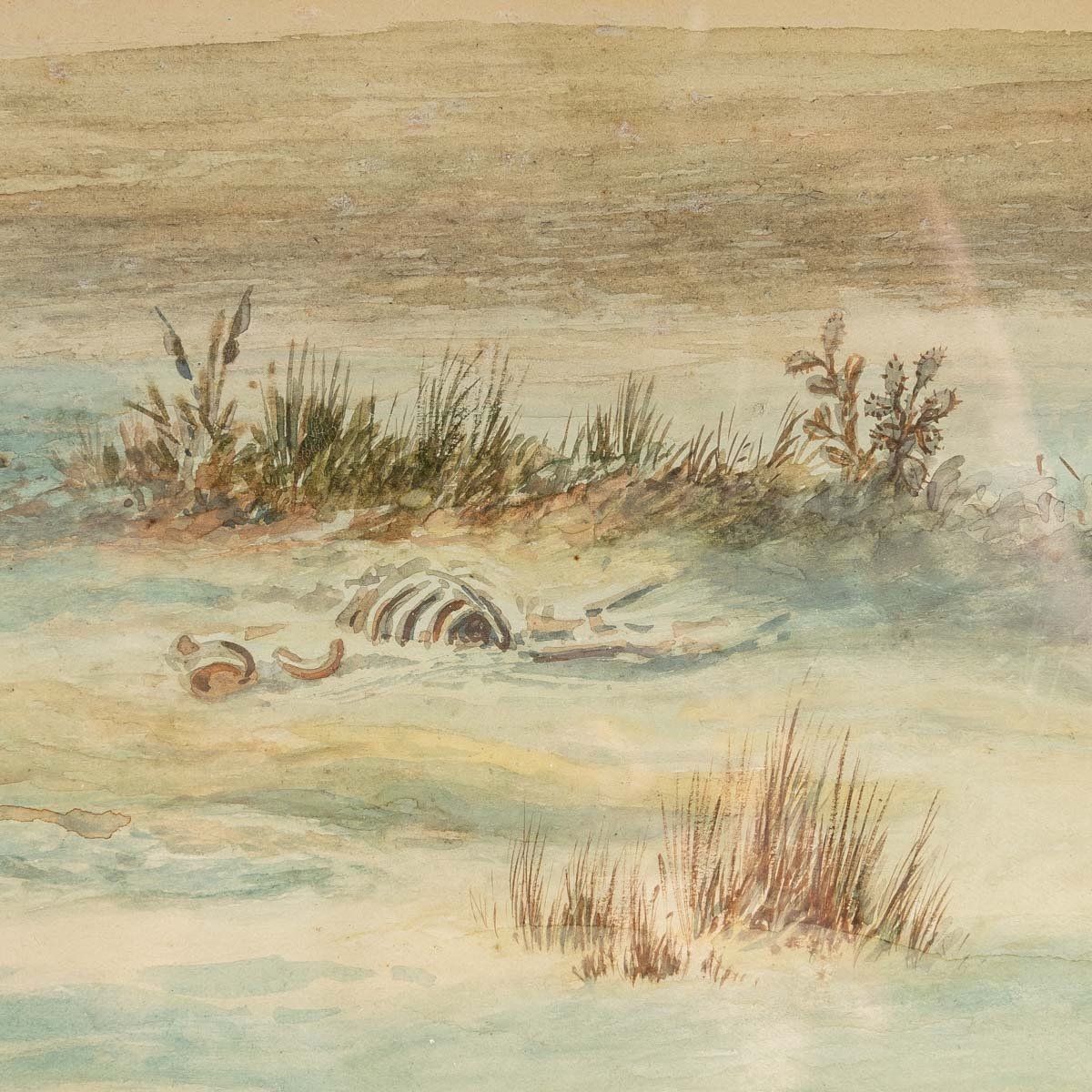 Tableau Orientaliste Aquarelle fin du XIXe siècle — 6