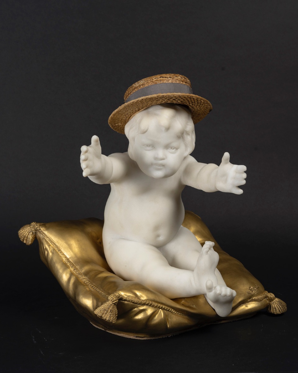 Sculpture en marbre Affortunato GORY (1895 - 1925) — 5