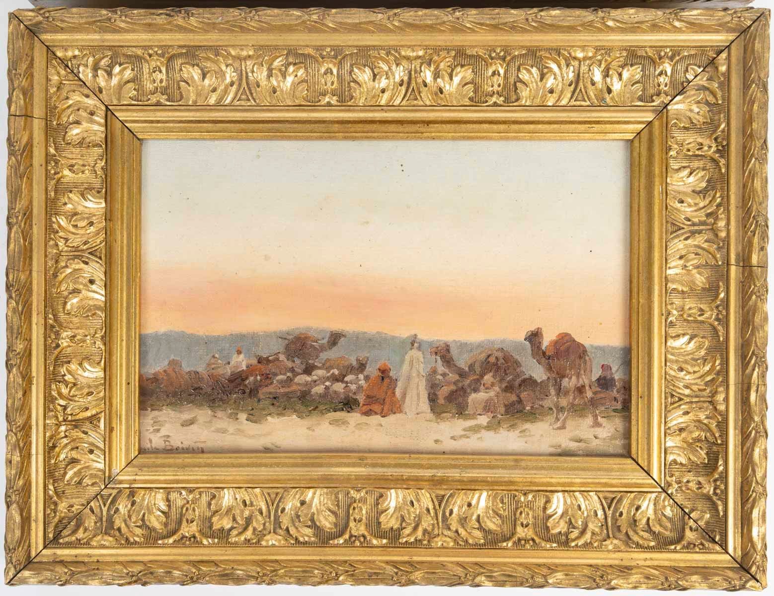 Une paire de tableaux orientalistes huile sur toile, BOIVIN — 13