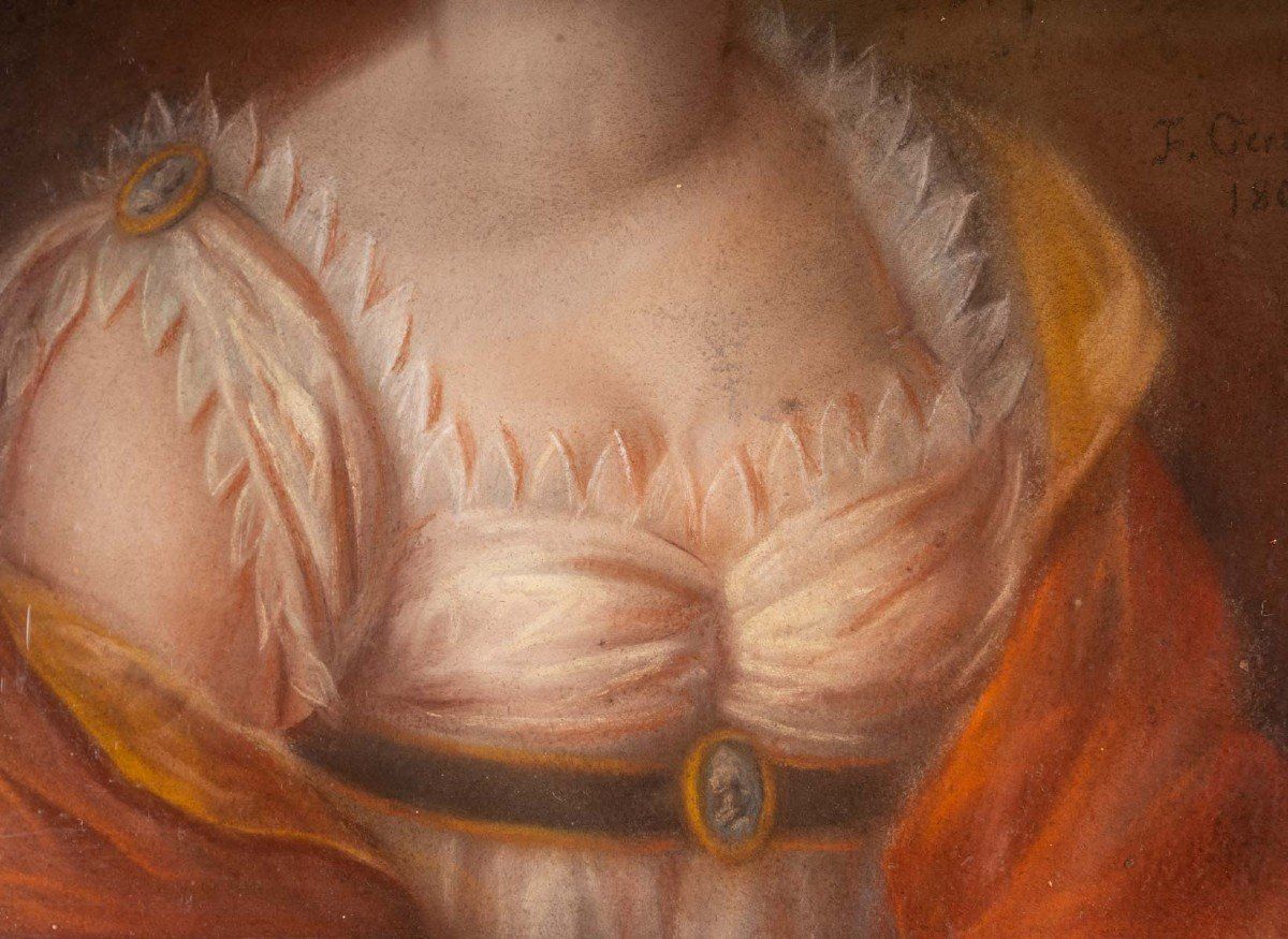 Pastel portrait d'une Elegante — 8