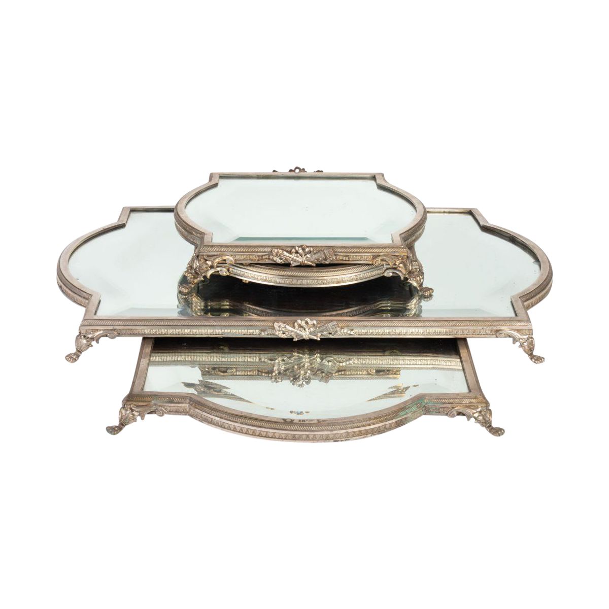 Surtout de table bronze argenté — 2