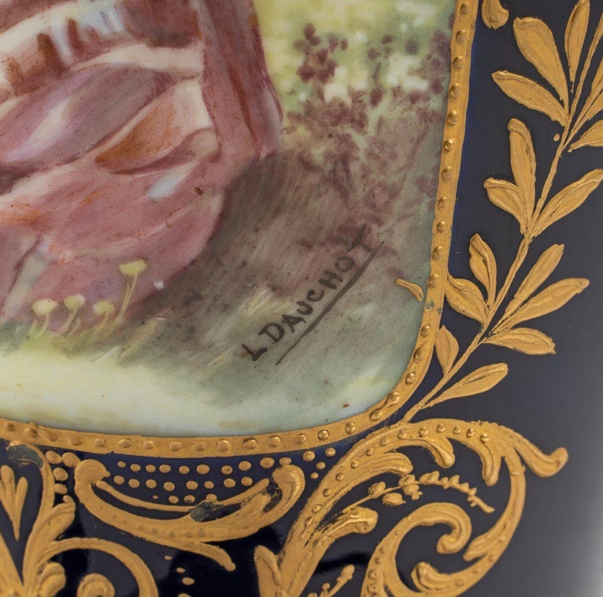 Pied de lampe en porcelaine XIXe — 10