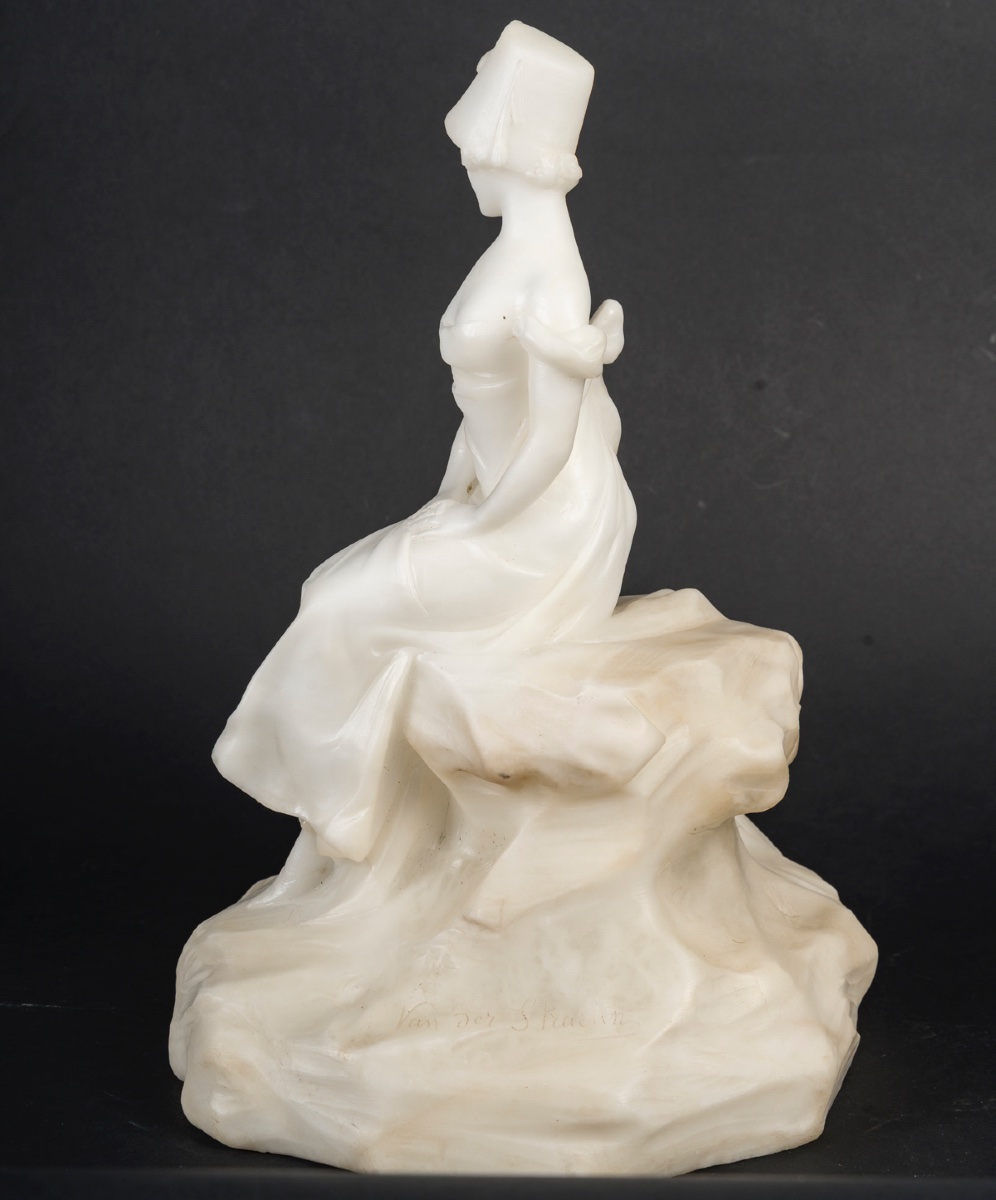 Une sculpture en albâtre, Georges Van Der Straeten, fin du XIXe siècle — 5