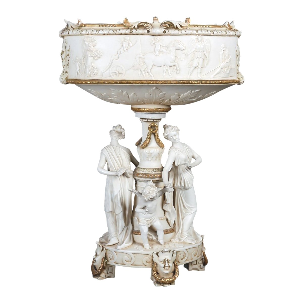 Un centre de table en biscuit fin du XIXe siècle — 2
