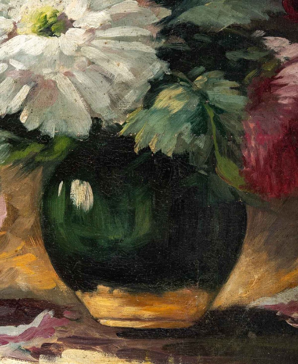 Travail français Composition florale fin du XIXe siècle — 11