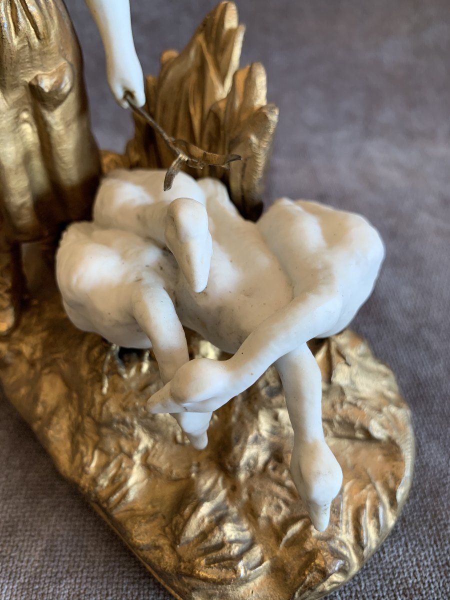 Figurine petite fille aux Oies — 12