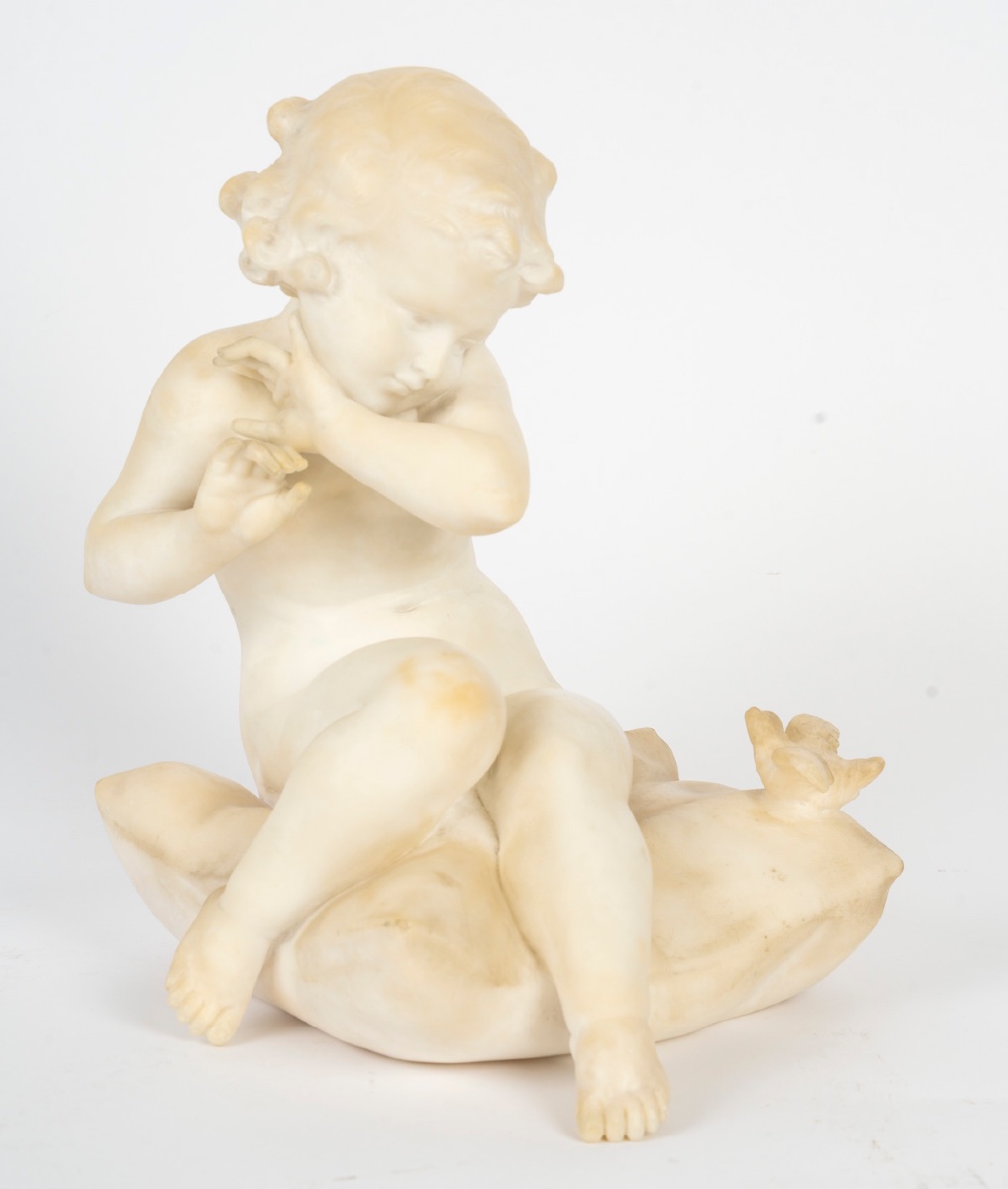 Sculpture en marbre GORY, début du XXe siècle — 12