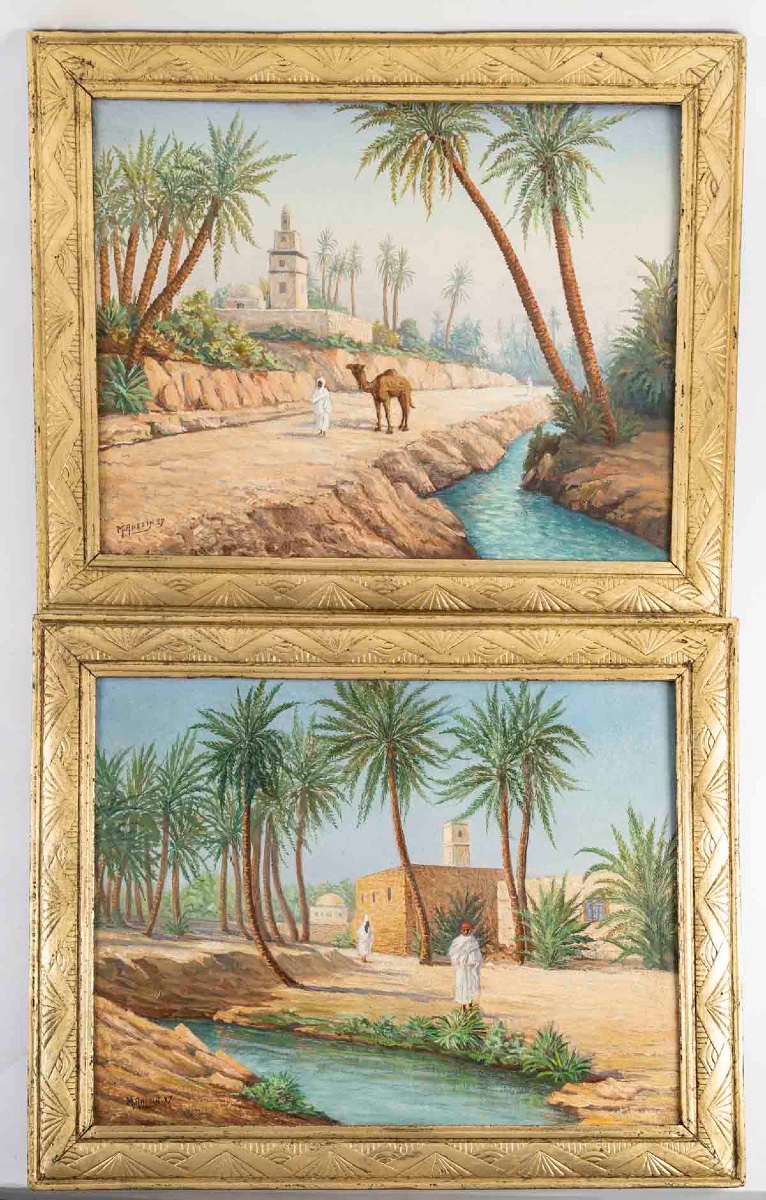 Paire de tableaux orientalistes, époque début XXè siècle — 2