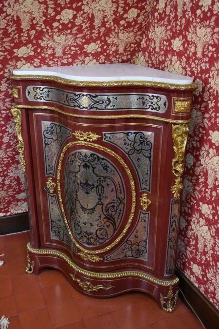Paire d'Encoignures en marqueterie Boulle fin du XIXe siècle — 3