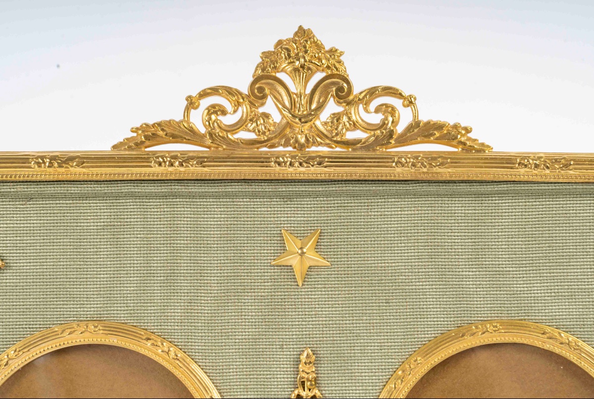 Un cadre photos double, de style Louis XVI, fin du XIXe siècle — 8