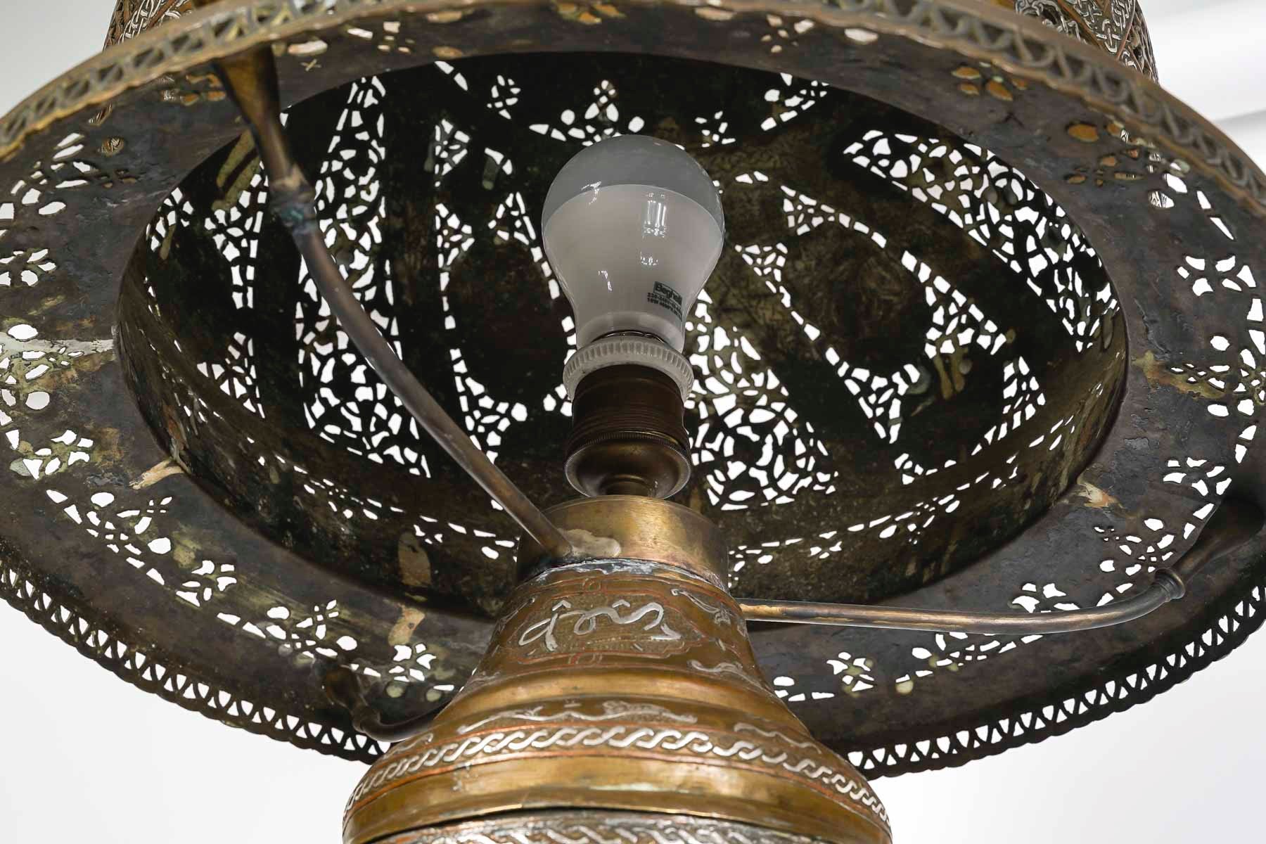 Lampadaire Syrienne en Métal Ajouré fin du XIXe siècle — 10