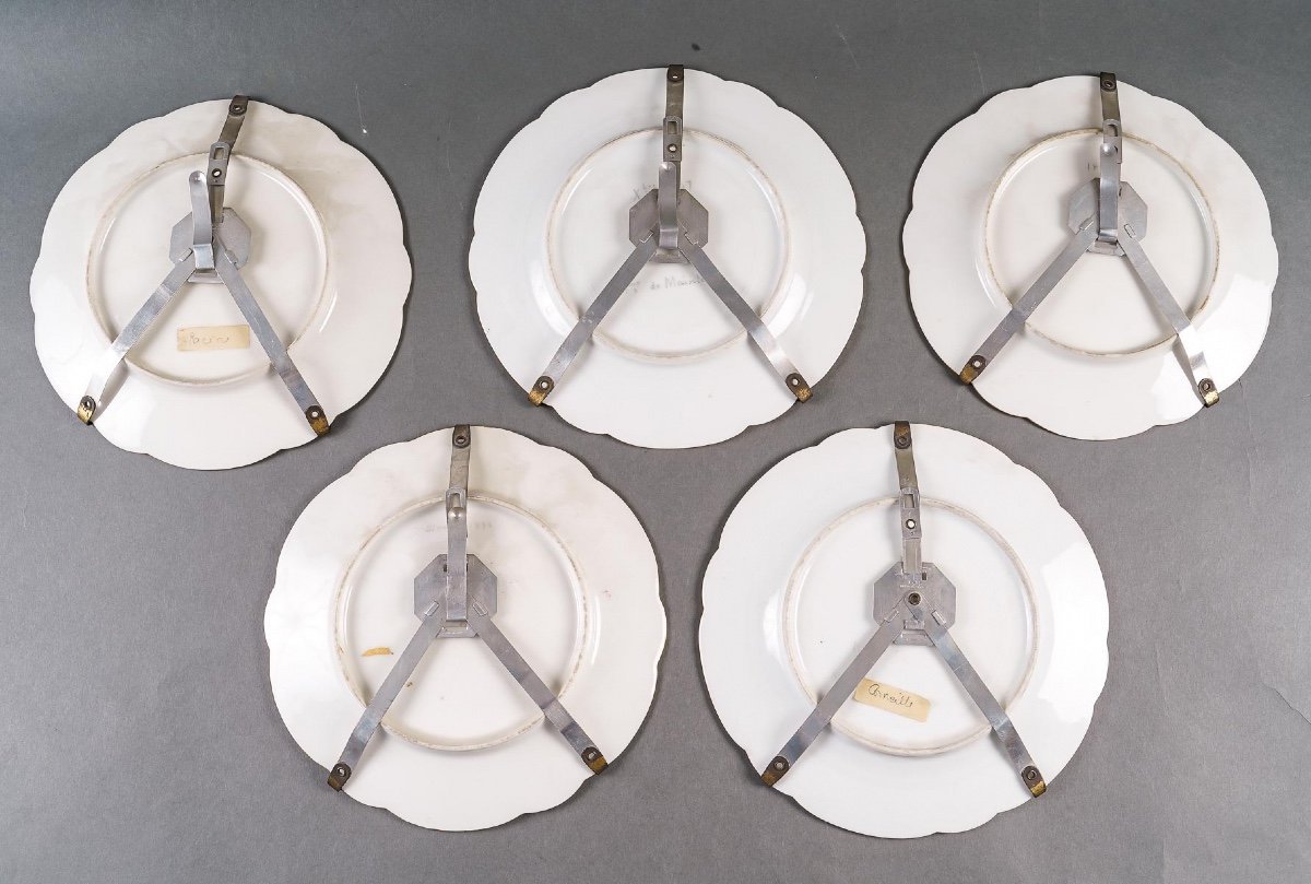 Série d'Assiettes Limoges portraits de Rois et Reines fin du XIXe siècle — 4