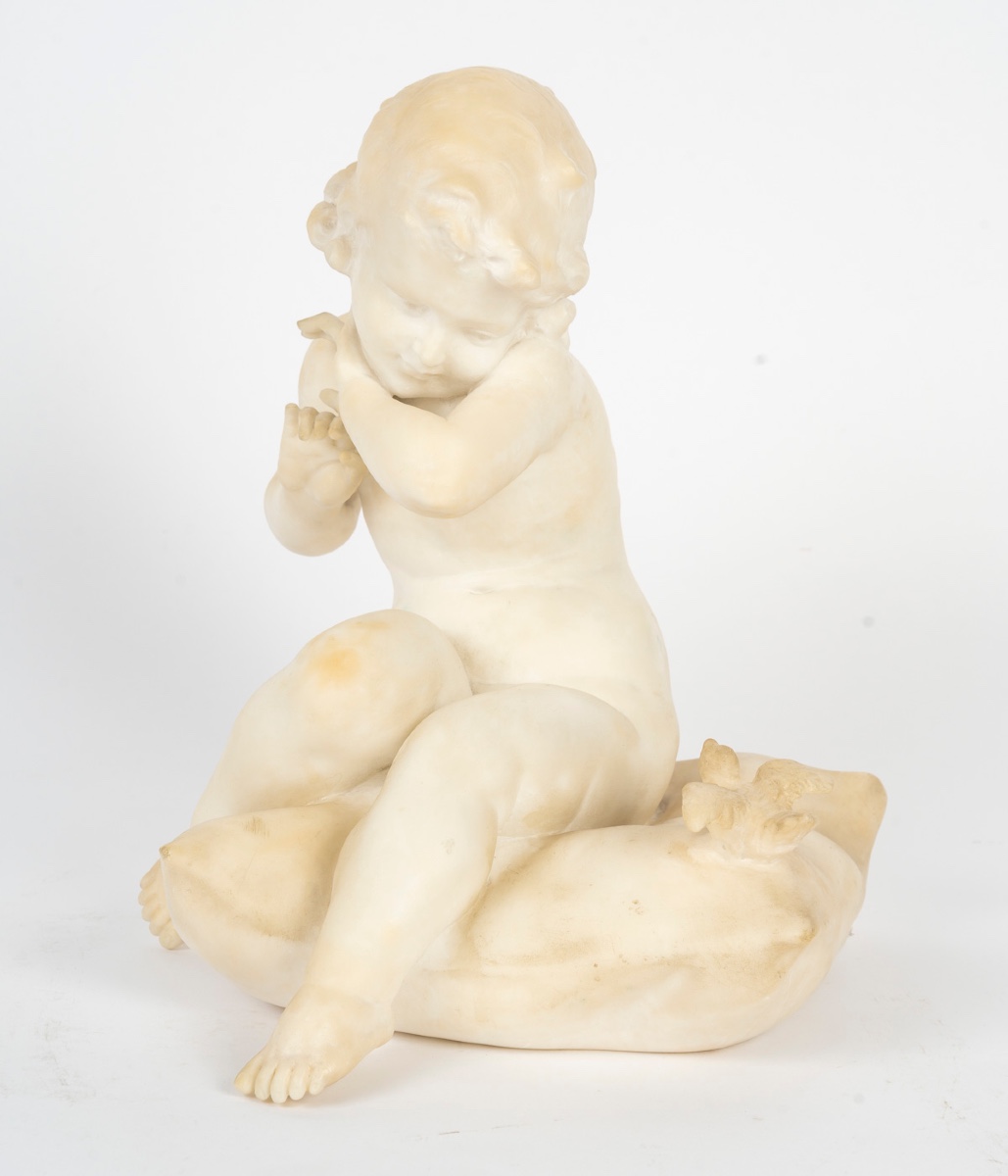 Sculpture en marbre GORY, début du XXe siècle — 2