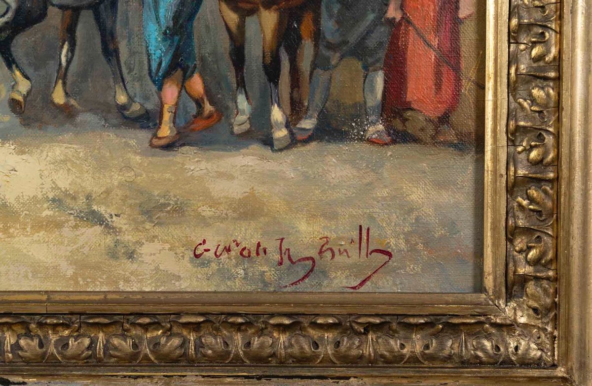 Une paire de tableaux, huile sur toile Vue de Istanbul, XXe siècle — 7